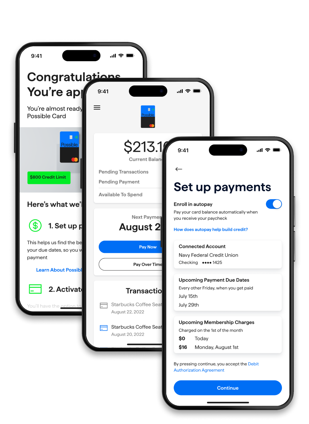 The new credit card experience at Possible Finance
