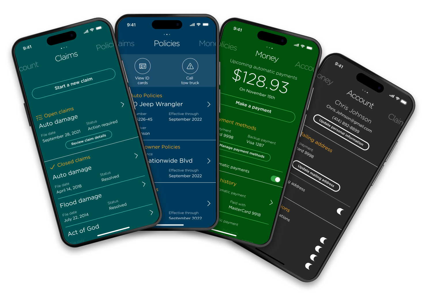 The new mobile app for Nationwide Insurance