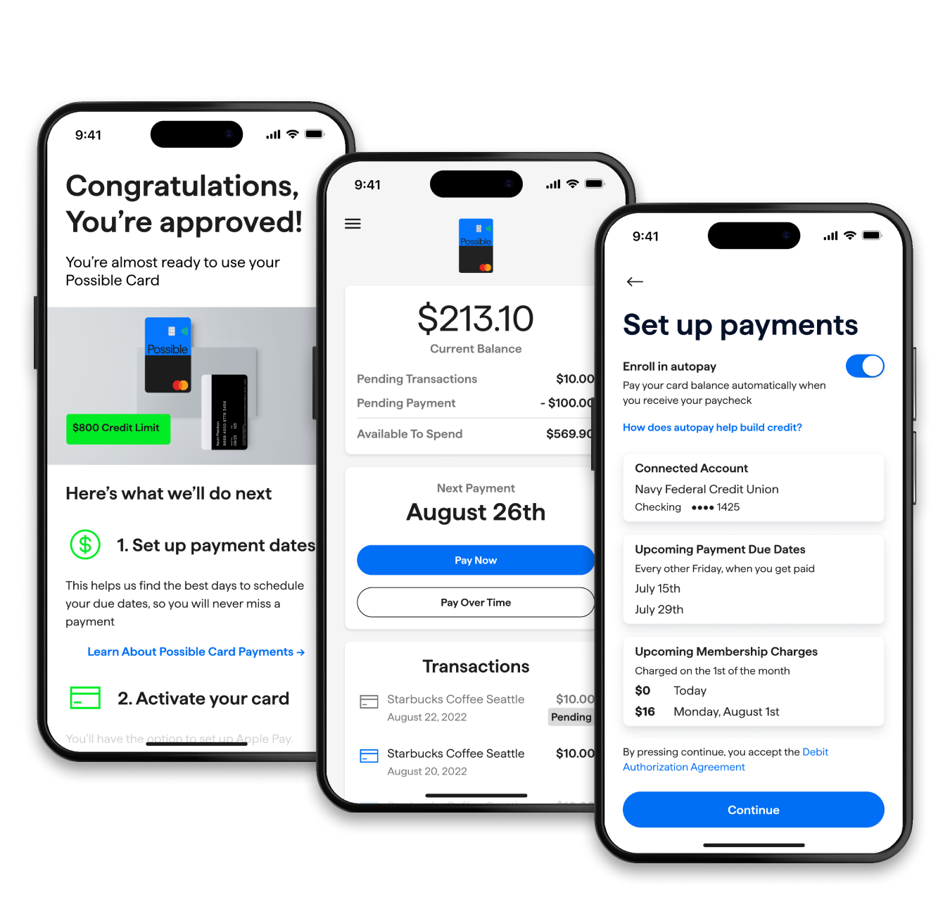 The new credit card experience at Possible Finance